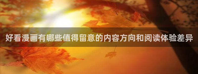 漫画岛漫画频道：好看漫画有哪些值得留意的内容方向和阅读体验差异